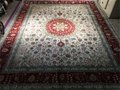 red color handmade silk persian carept for sitting room 3