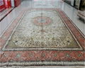 12x18ft extrodinary large size handmade silk persian big hall carpet