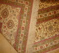 9x12ft  beige color handmade silk persian carpet for sitting room