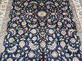 6x9ft blue color european design art handmade silk carpet for sitting room 3