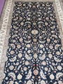 6x9ft blue color european design art handmade silk carpet for sitting room 4