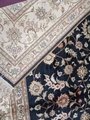 6x9ft blue color european design art handmade silk carpet for sitting room 5