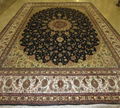 10x14ft big size handmade silk persian carpet for sitting room 1