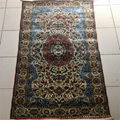 2.5x4ft blue color antique handmade silk persian collection rug and tapestry 1