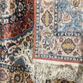 2.5x4ft blue color antique handmade silk persian collection rug and tapestry