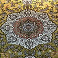 6x9ft handmade golden silk art persian carpet for home decoration 4