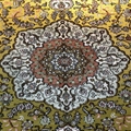 6x9ft handmade golden silk art persian carpet for home decoration