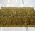 高密度手工編織真絲材質古董穆斯林祈禱挂毯收藏小毯子 1
