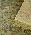 高密度手工真絲材質古董穆斯林祈禱挂毯收藏毯子 5
