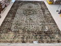 12X18ft 超大尺寸手工真絲波斯風格會客廳地毯