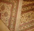 10X14ft米色手工編織真絲波斯風格客廳大堂裝飾地毯 4
