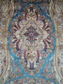 4x6ft blue color handmade silk persian collection rug 2