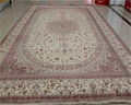 超大尺寸米色經典歐式手工編織真絲藝朮波斯地毯會議廳大客廳地毯 3
