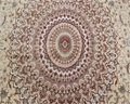large size beige color classic european handmade silk carpet for sitting room  4