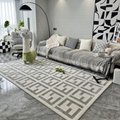 FENDI 系列超柔簡約時尚客廳地毯