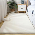 pure color comfortable warm rabit hair rug carpet and blanket