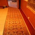  蓝色手工编织真丝走廊2.5x25ft地毯 (热门产品 - 1*)
