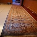 2.5x25ft blue color handmade silk persian corridor carpet 2