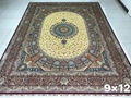 9x12ft handmade silk persian style living room carpet luxury home decor carpet 3