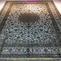 6x9ftbeige color handmade silk persian