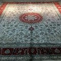 8x10ft red color handmade silk persian carpet for sitting room 3