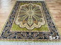 5z7ft handmade silk eeuropean design royal style luxury small carpet and rug 1