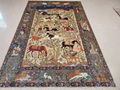 5X8ft handmade silk art hanging rugs for