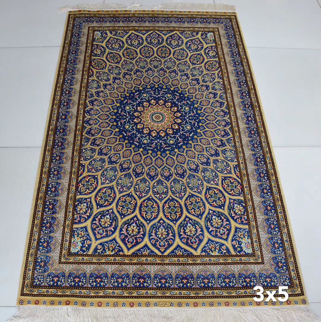 3X5ft handmade silk persian art tapestry 3