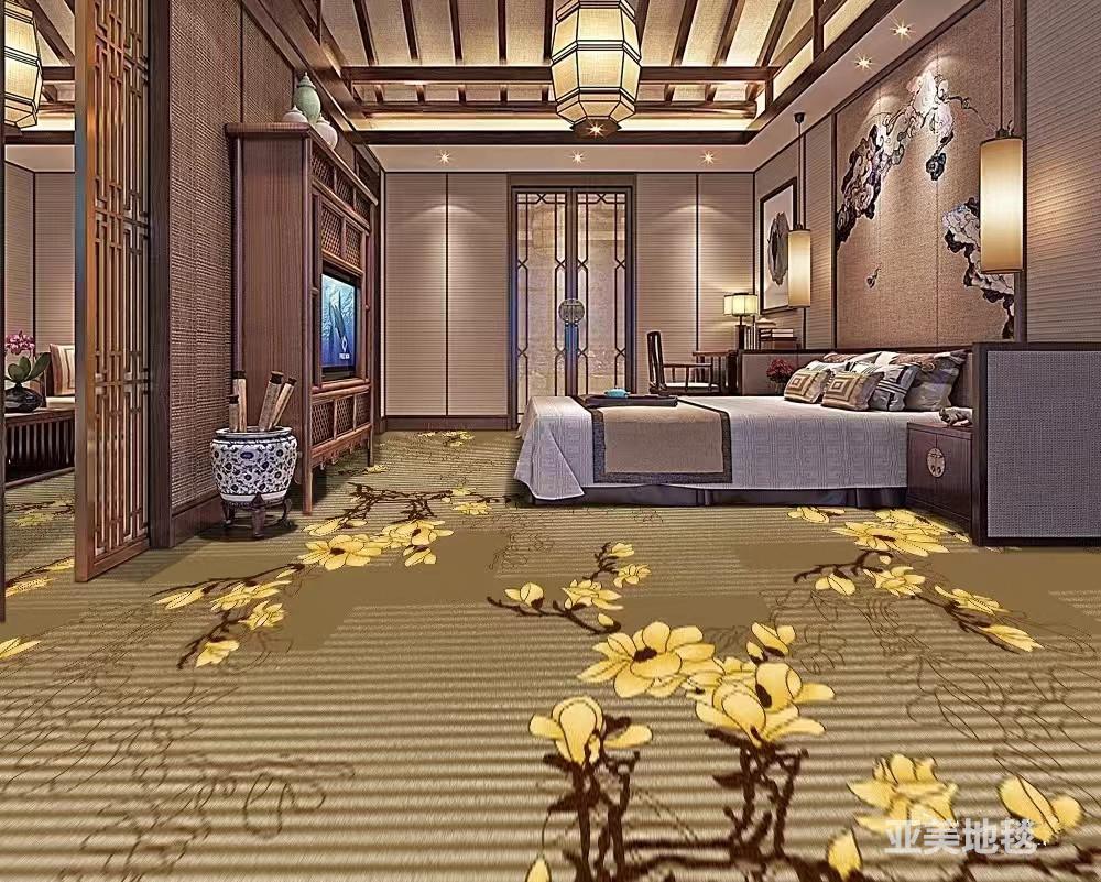 機織印花加厚滌綸割絨商用滿鋪地毯 3