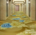 machine made high definition printing poleyster cut loop hotel carpet