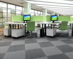 classic stripe design square carpet tiles for office floor