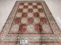 6x9ft handmade silk washed persian carpet for home  4