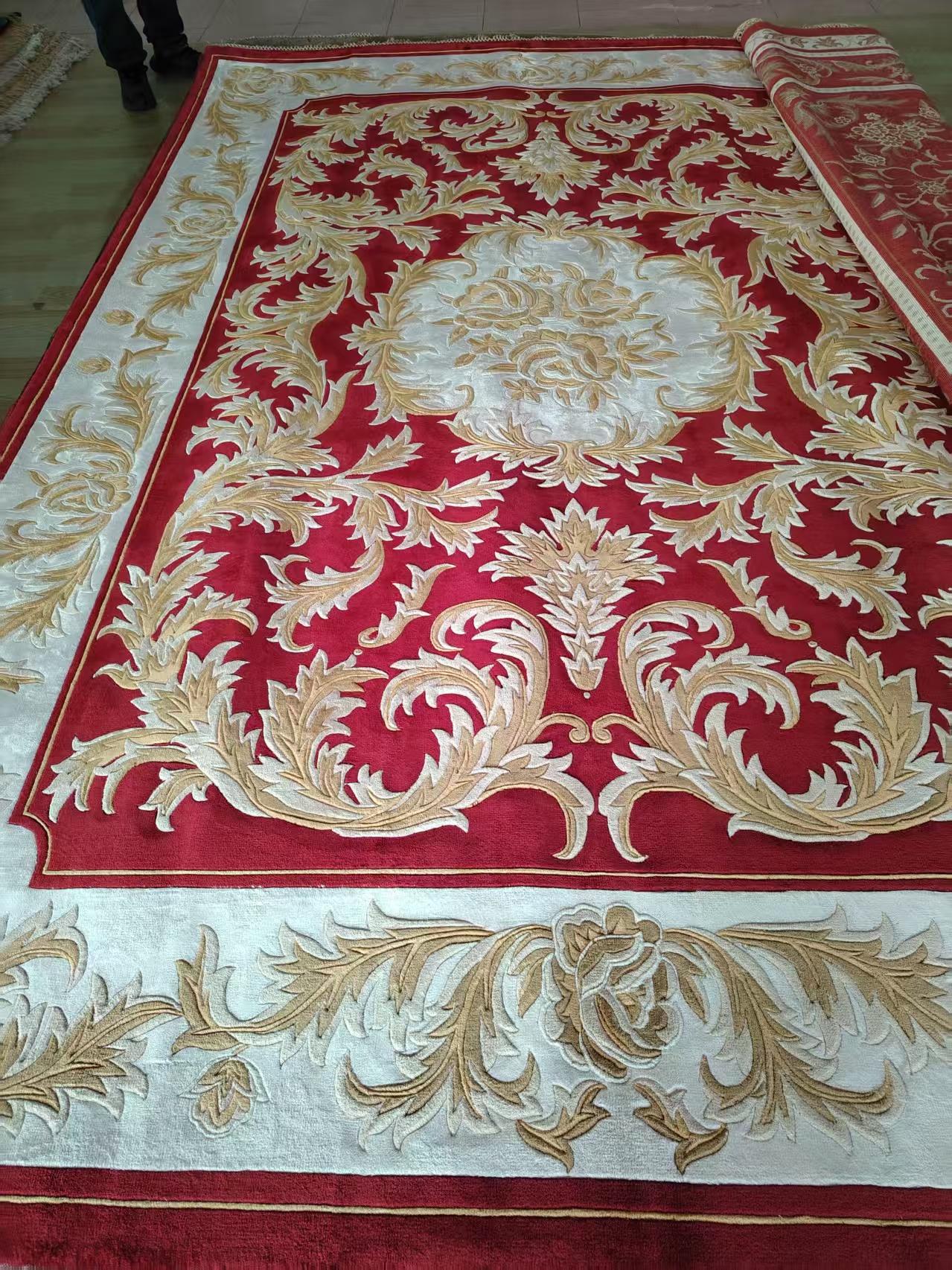 6x9ft handmade silk chinese style home decoration carpet 4