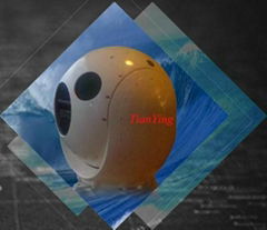 2 Axis 0.1mrad Gyro Stabilized Accuracy Turret 5km 640x512 Maritime Thermal Imaging Camera System