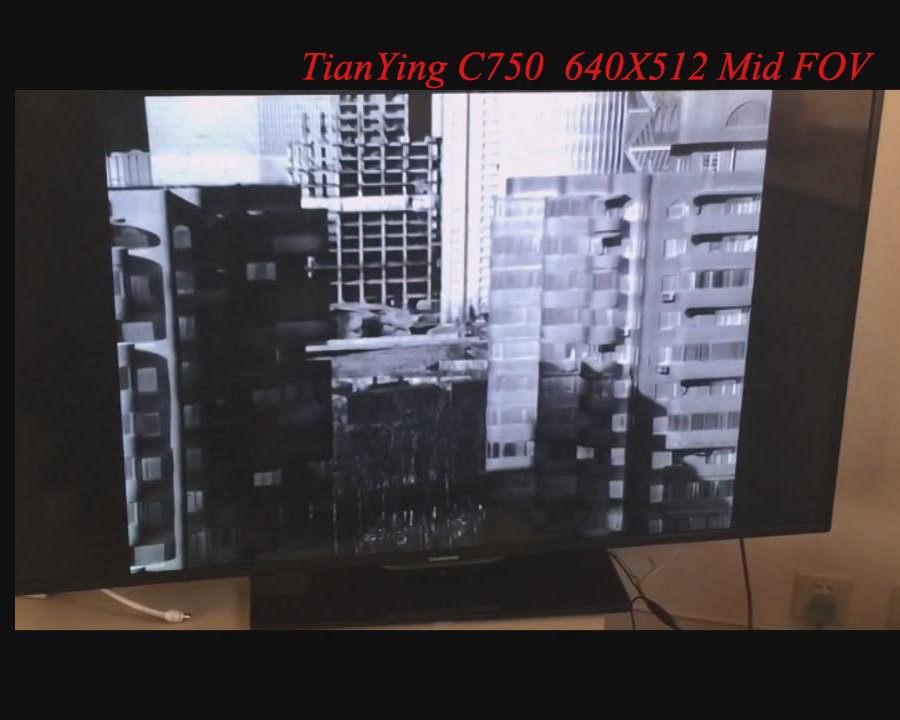 640x512 MWIR Cooled Thermal Imaging Core Camera Module with 750mm focus three FOV Lens - Mid FOV
