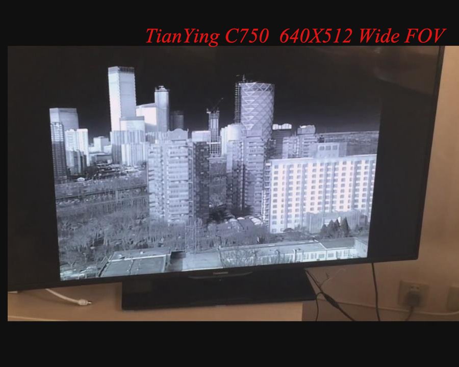 640x512 MWIR Cooled Thermal Imaging Core Camera Module with 750mm focus three FOV Lens - Wide FOV