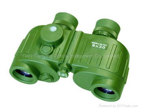 Sentinel 8x30C Compass Range Finder Military/LE/Marine Binoculars