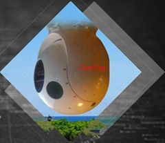 4 Axis 0.02mrad Gyro Stabilized Accuracy Platform 20km 640x512  Airborne Cooled Thermal Imaging Camera System
