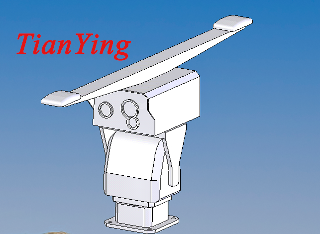 AI 2MP 110mm cctv 15W IR 1km~2km laser night vision camera