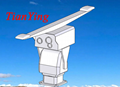 30km LRF PTZ 4MP 1200mm CCTV 150mm