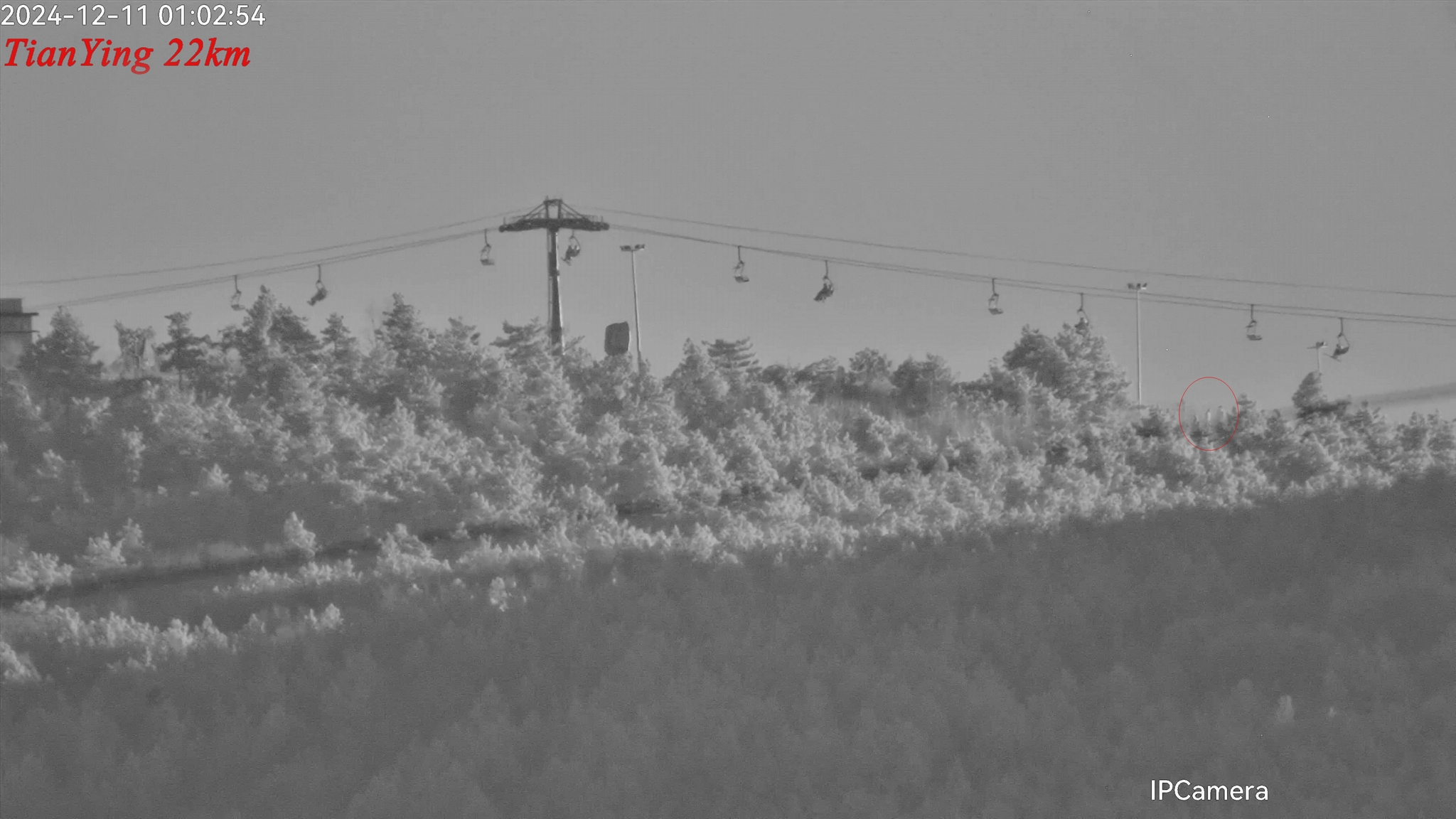 4K 25~1200mm continuous zoom spotter CCTV NIR SWIR camera see 22km human in cable car with focus maintained while zooming at 9km visibility -4