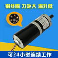 36mm无刷行星减速电机3650调速正反转马达12v24v带刹车和电流保护