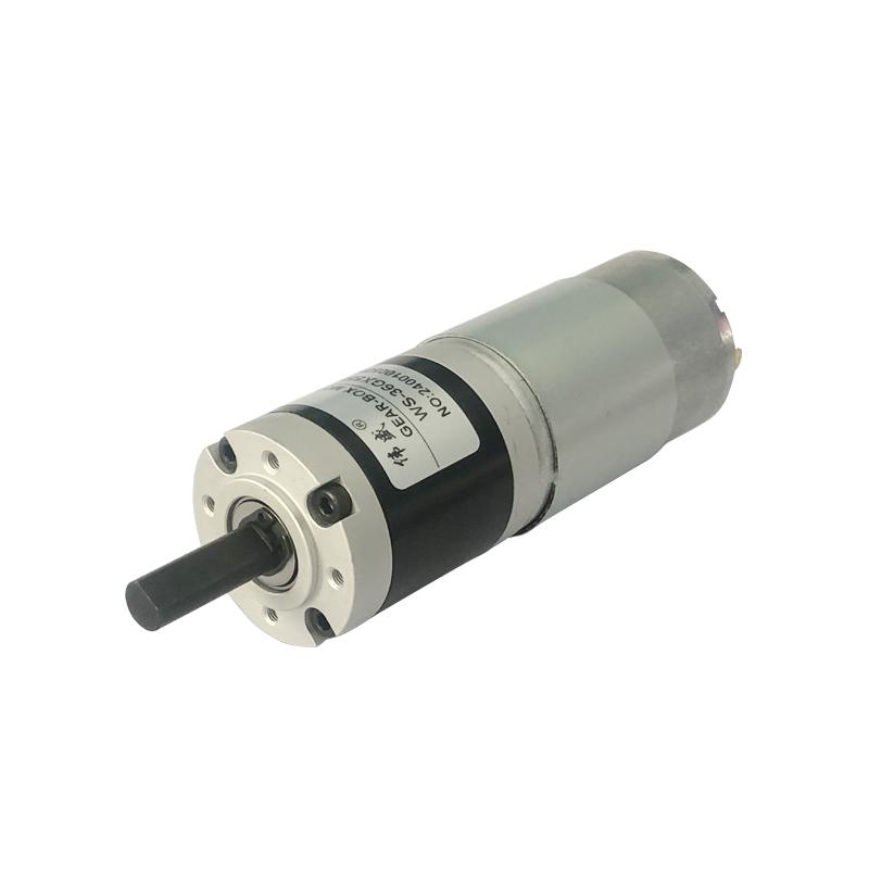 廠家直銷 555直流減速電機36mm行星減速電機12V24V大力矩調速馬達 5