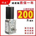 4058GW-3650直流无刷涡轮蜗杆减速电机 微型自锁正反转调速马达