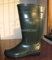 PVC Ordinary Working Boots (Green)