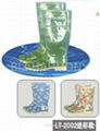 PVC Ordinary Working Boots (Green)