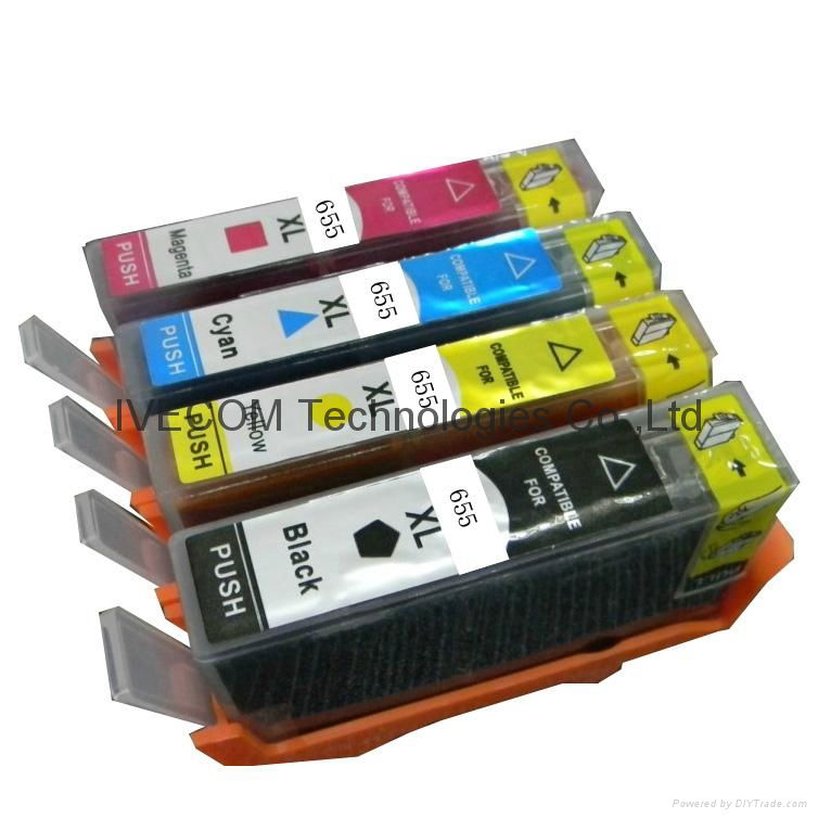 Compatible hp655 inkjet cartridge for HP 3525 5525 4615 4625 3