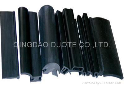 Extruded rubber