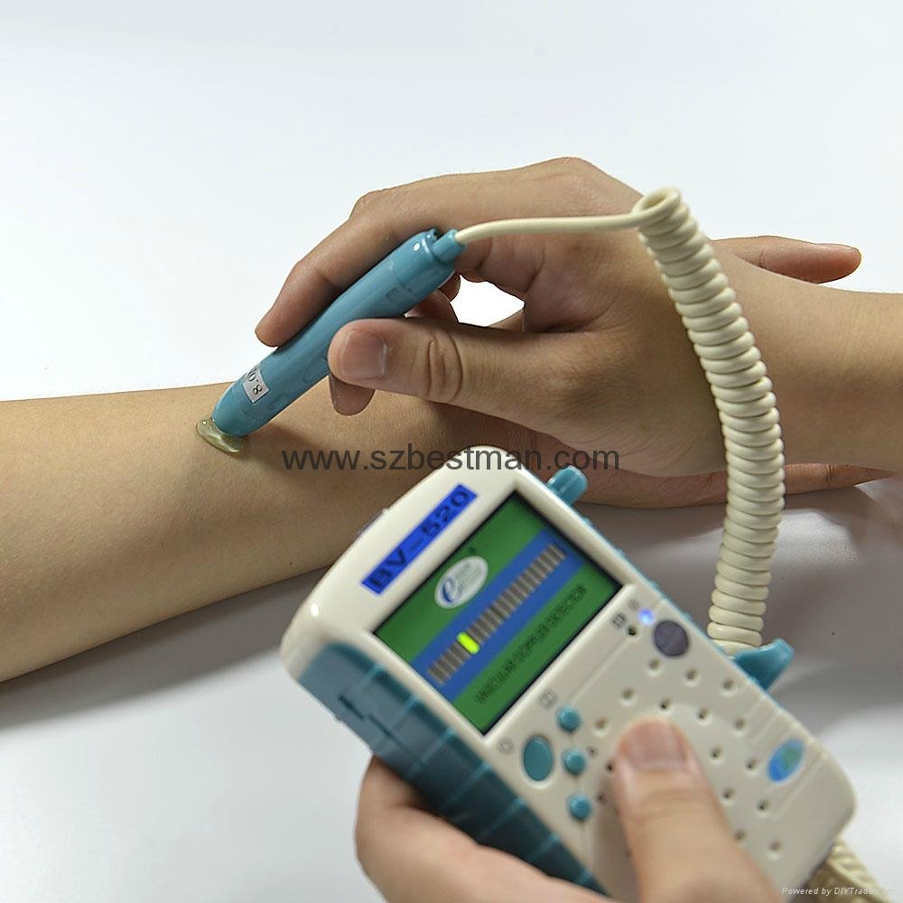 8Mhz Pencil Probe Doppler Vascular Blood Flow Rate Detector Arterial&Vein LED Di 2