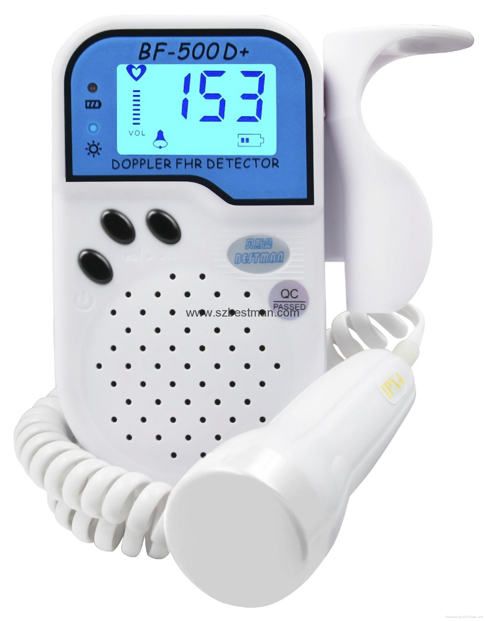 Fetal Heartbeat Detector Baby Care Household Portable for Pregnant Fetal Pulse M